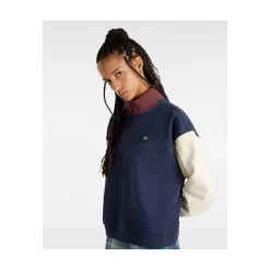 COLORBLOCK HALF ZIP - VANS