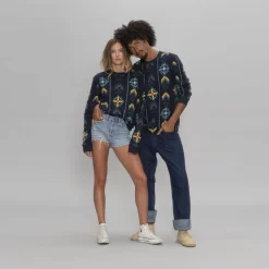 SWEAT COL ROND IMPRIME - OXBOW